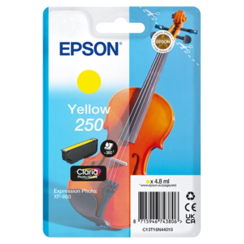 Oryginalny Tusz Yellow EPSON 250 T16N4, C13T16N44010